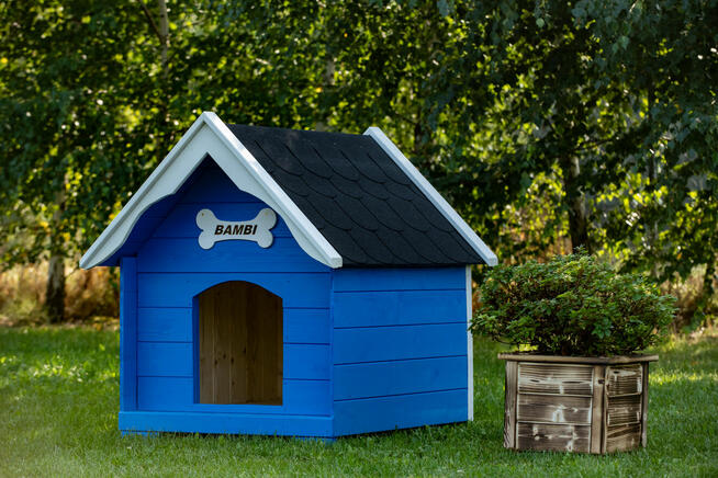 Duża buda dla psa PRODUCENT grawer na kości GRATIS