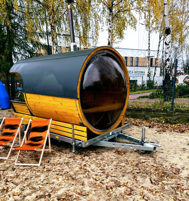 Sauna mobilna Discovery SPA Welleness na przyczepie 750 kg