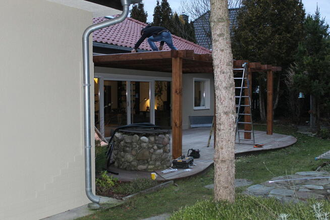 Pergola ogrodowa, altana, zadaszenie na taras