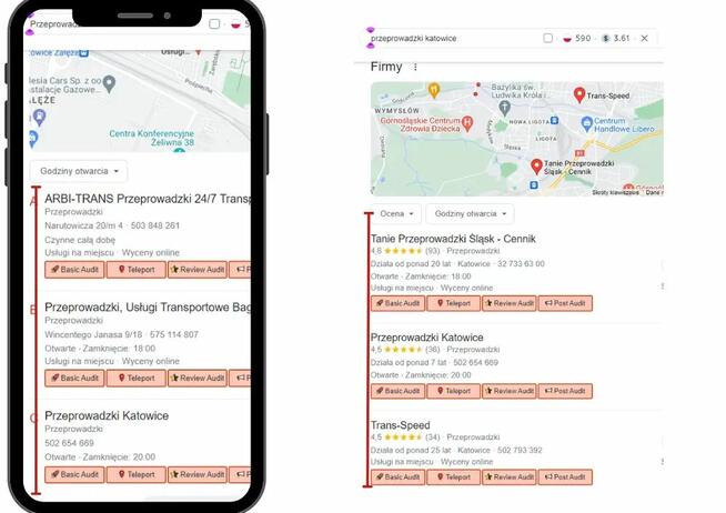 Pozycjonowanie Wizytówki Google Moja Firma - Google Maps
