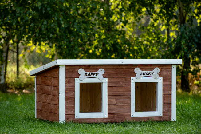 BUDA dla psa podwójna PRODUCENT Bez płyt Wzmacniana