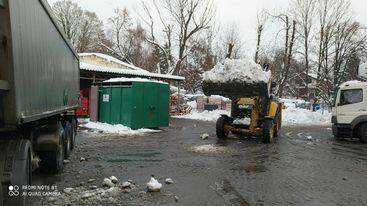 Załadunek i wywóz śniegu