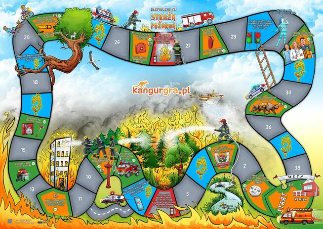 WIELKA GRA XXL BEZPIECZNI ZE STRAŻĄ POŻARNĄ