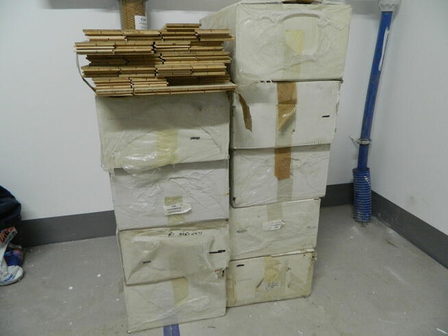 Parkiet 20m2 warstwowy 11m dąb elegance bielony 490x70