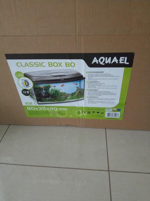 Zestaw akwariowy szafka akwarium pokrywa owal 102 litry