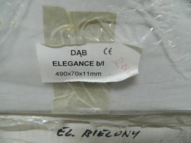 Parkiet 20m2 warstwowy 11m dąb elegance bielony 490x70