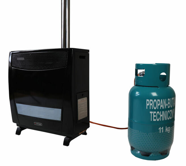 Grzejnik gazowy, piecyk, konwektor gazowy La Piramide N14T,