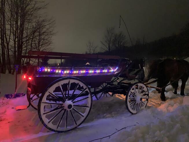 przejażdżka bryczką w górach wakacje atrakcje karpacz