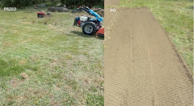 Usługi minikoparką, wywrotką, glebogryzarka separacyjną,