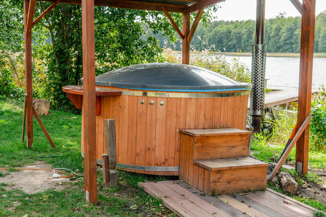 Dom na Boże Narodzenie z atrakcjami sauna balia z jacuzzi