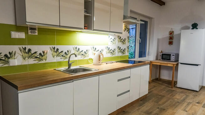 Dom na Boże Narodzenie z atrakcjami sauna balia z jacuzzi