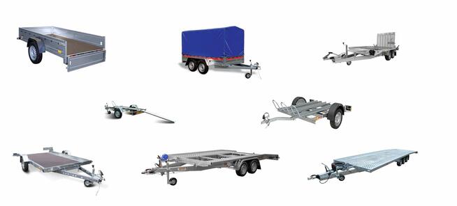 Laweta przyczepa dłużyca 715x125cm 2000 DMC WYNAJEM