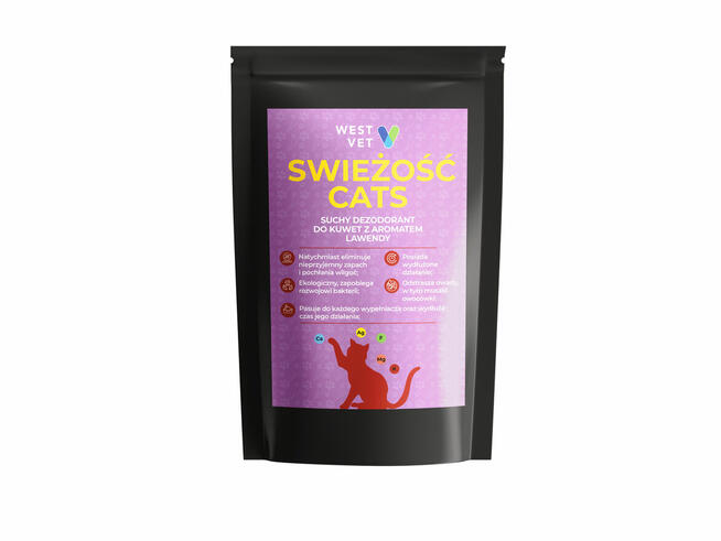 Dezodoranty do kuwet «ŚWIEŻOŚĆCATS»