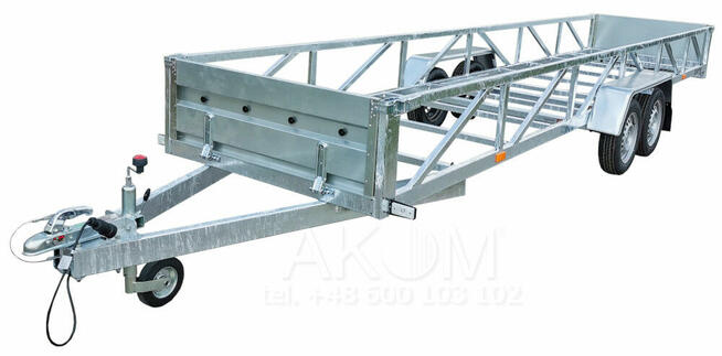 Laweta przyczepa dłużyca 715x125cm 2000 DMC WYNAJEM