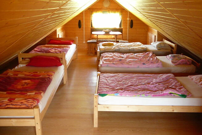 Klimatyzowany domek ze stawem dla 9 osób - Bieszczady