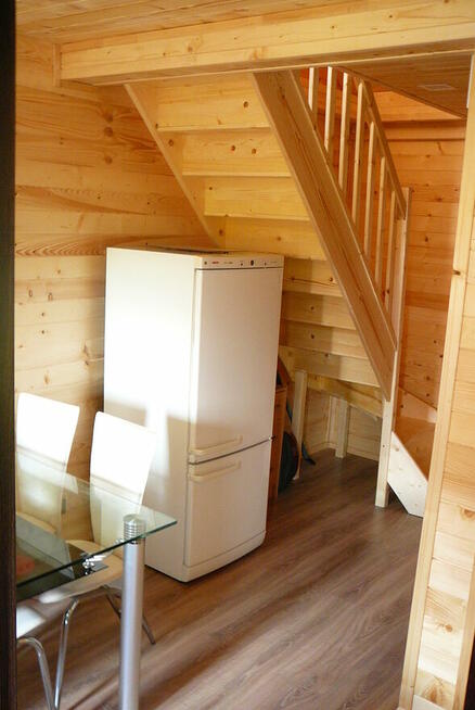 Klimatyzowany domek ze stawem dla 9 osób - Bieszczady