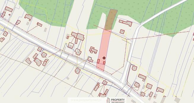 Działka 0,34 ha z domem, Nagoszyn, gm. Żyraków