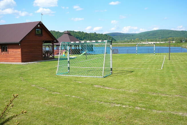 Klimatyzowany domek ze stawem dla 9 osób - Bieszczady