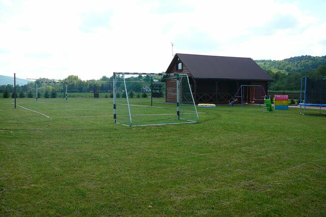 Klimatyzowany domek ze stawem dla 9 osób - Bieszczady