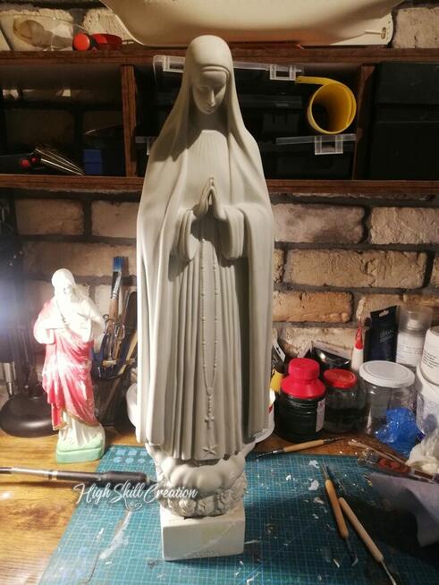 Naprawa renowacja odmalowywanie figur świętych sakralnych