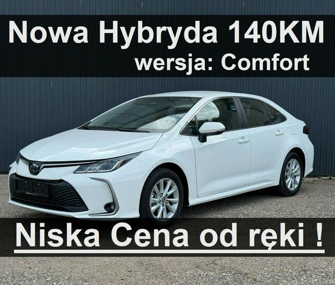 Toyota Corolla Nowa Hybryda 140KM 1,8 Comfort Kamera Dostępny od ręki  - 1226zł