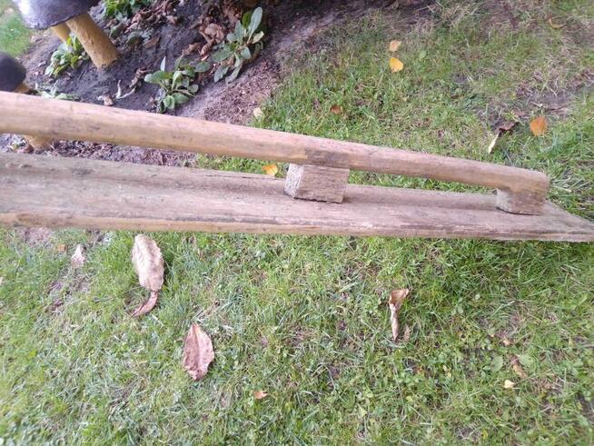 Paca packa do zacierania tynku betonu drewniana PRL 96cm