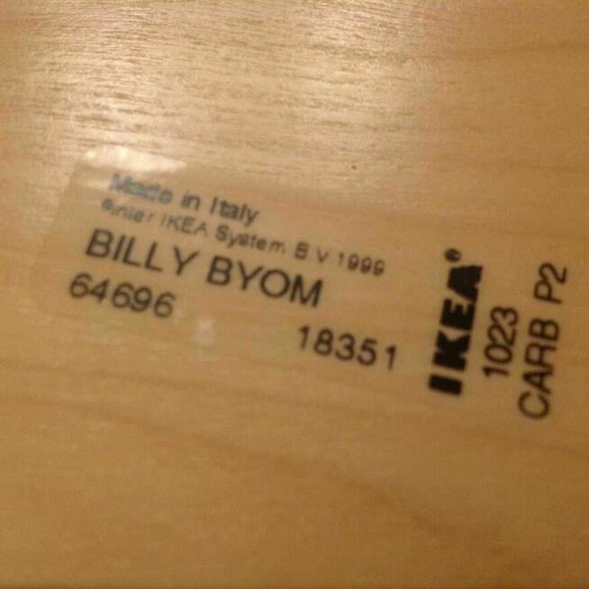 Regały Billy IKEA okleina brzozowa