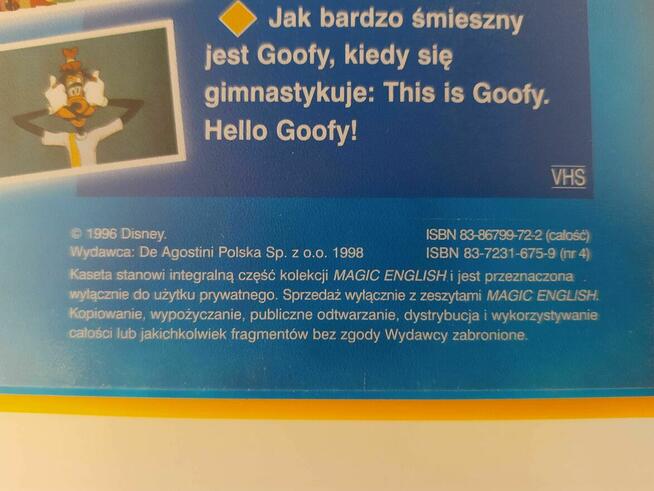 Magic English Disneys zestaw 12 kaset VHS