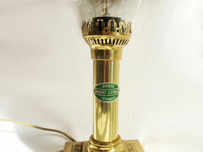 Lampka nocna * mosiądz * Paris expres *~
