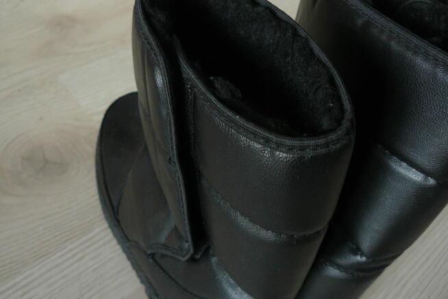 Nieuzywane buty zimowe na rzepy, rozm.41