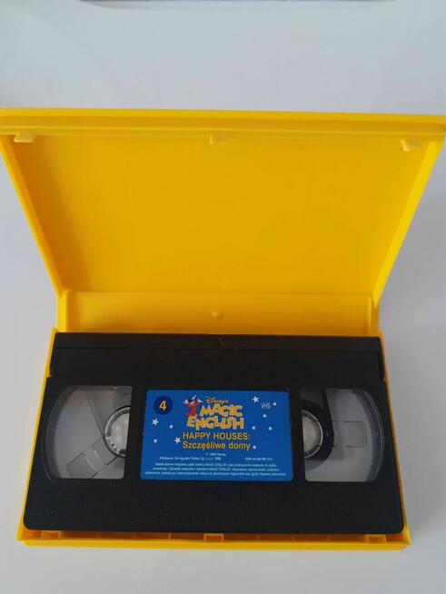 Magic English Disneys zestaw 12 kaset VHS