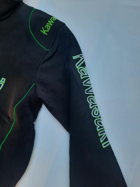 3XL Bluza męska Kawasaki Racing Team stójka rozpinana obwód
