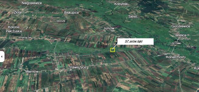 Sprzedam 57 ar łąk pomiędzy Stawiszyce ,Koniecmosty , Jurków