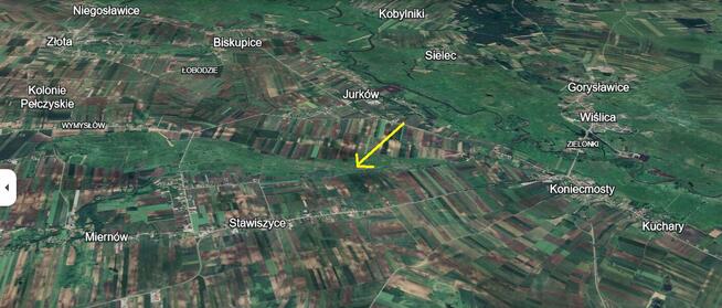 Sprzedam 57 ar łąk pomiędzy Stawiszyce ,Koniecmosty , Jurków