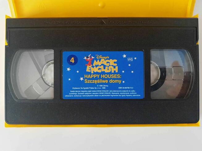 Magic English Disneys zestaw 12 kaset VHS