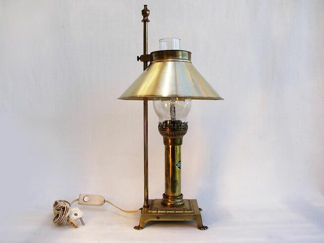 Lampka nocna * mosiądz * Paris expres *~