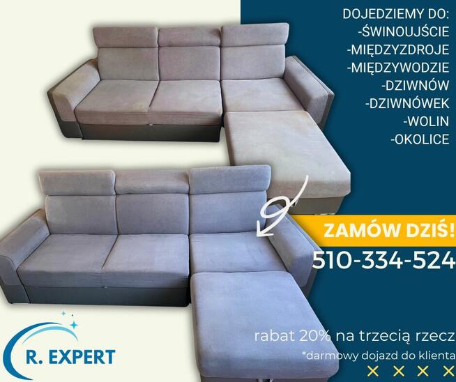 Pranie tapicerki meblowej / czyszczenie wnętrza samochodów