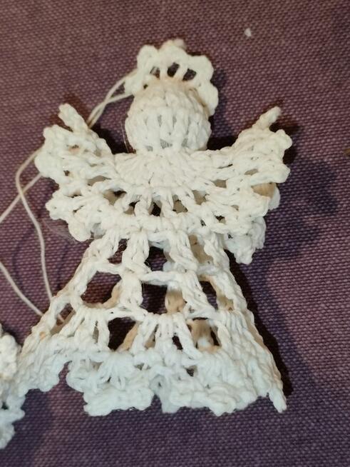 Ozdoby Świąteczne ,szydełkowe ozdoby