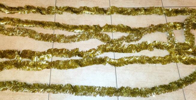 Ozdoby Świąteczne / łańcuchy na choinkę, mikołaje