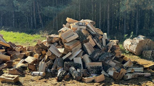 Drewno na opał BRZOZA do kominka ładnie przesuszona TANIO