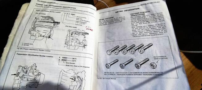 Książka Suzuki Swift Service Manual 1300 1989/1990 - Język