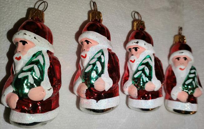 Ozdoby Świąteczne / łańcuchy na choinkę, mikołaje