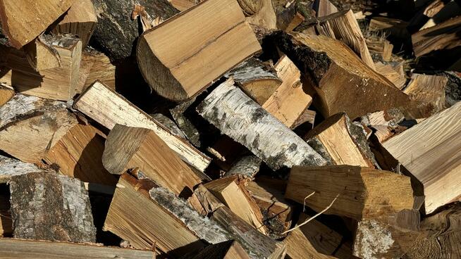 Drewno na opał BRZOZA do kominka ładnie przesuszona TANIO