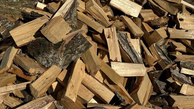 Drewno na opał BRZOZA do kominka ładnie przesuszona TANIO