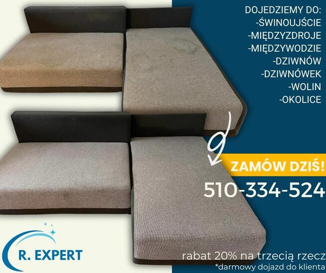 Pranie tapicerki meblowej / czyszczenie wnętrza samochodów