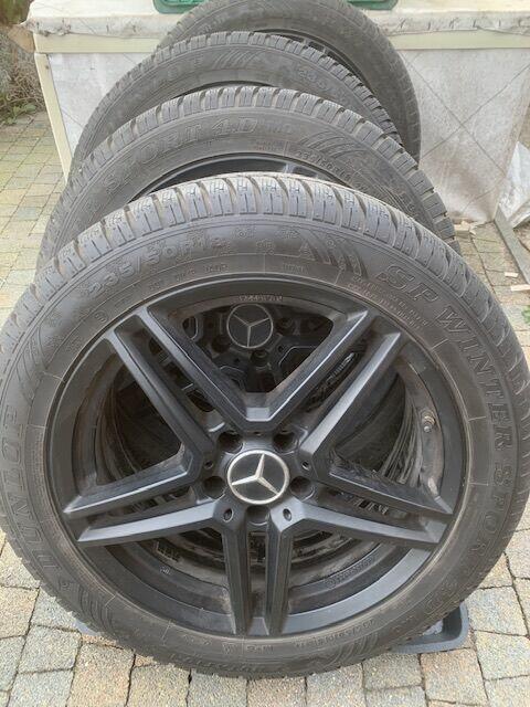 Sprzedam opony zimowe na alufelgach do mercedesa