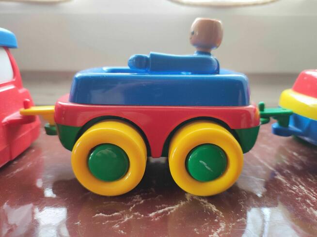 Pociąg jackpot lokomotywa + 2 wagoniki łączone zabawka