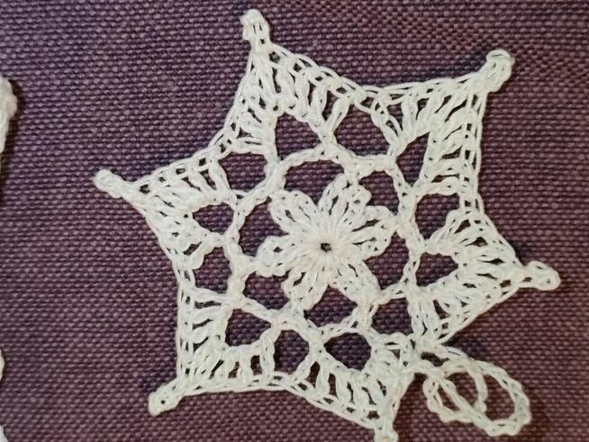 Ozdoby Świąteczne ,szydełkowe ozdoby