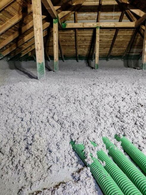 Celuloza Thermofloc ocieplanie wdmuchiwanie izolacji