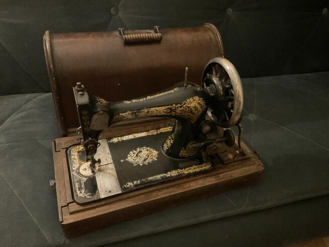 Przedwojenna maszyna do szycia Singer- rarytas kolekcjonersk